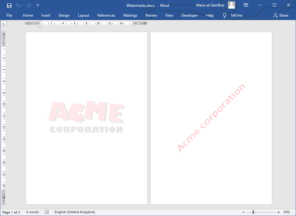 Work with watermarks in Word Documents in C# and VB.NET