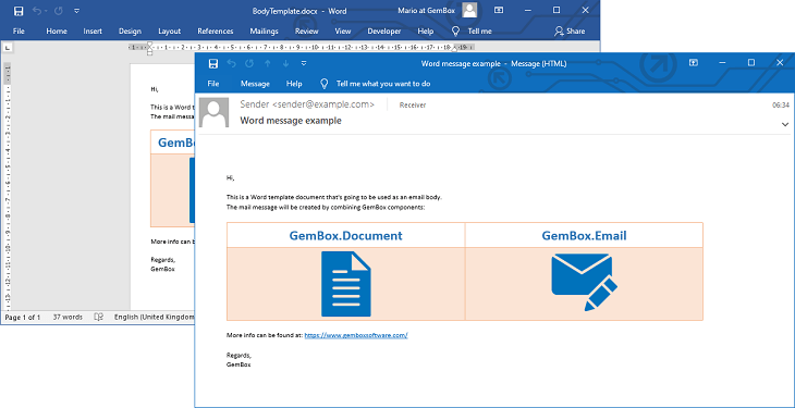 Send a Word file as an Email body in C# and VB.NET