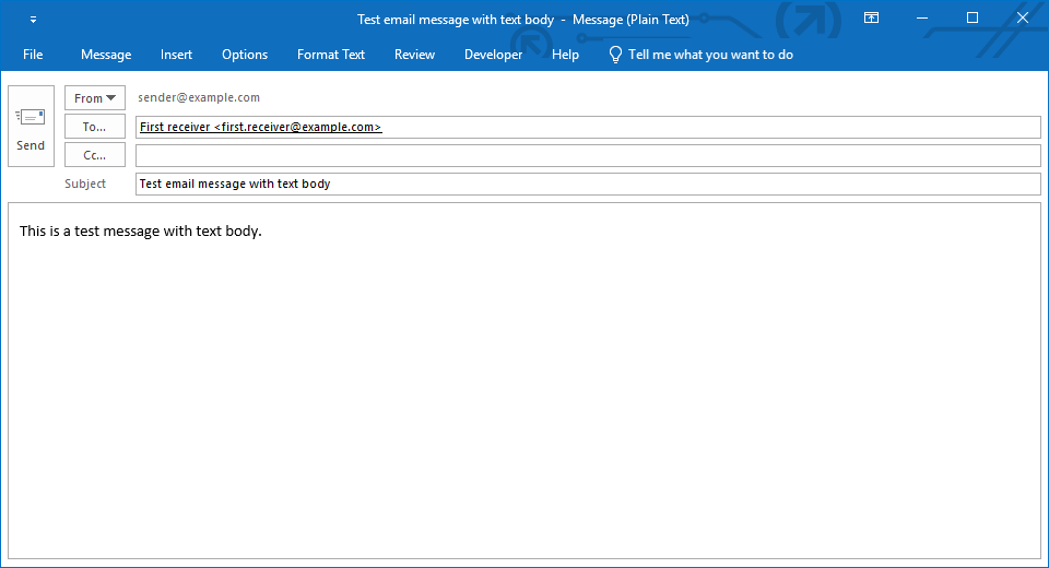 Create Emails in C# and VB.NET applications