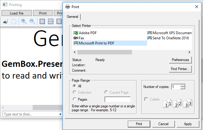 Print PowerPoint files in C# and VB.NET