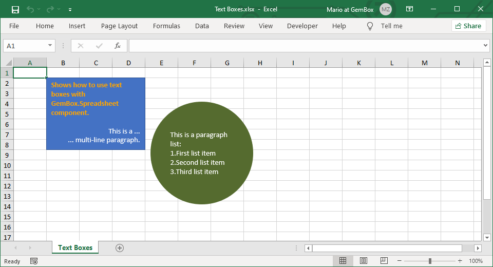 export datagridview to excel using gembox spreadsheet