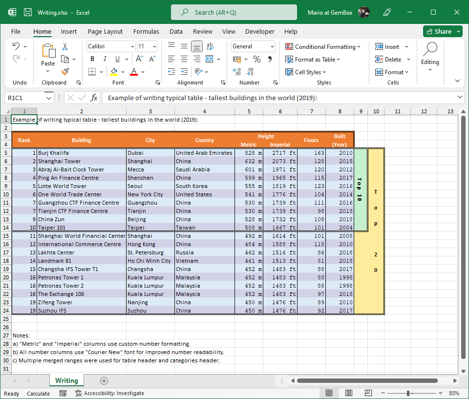 Write And Save Excel Spreadsheets In C And VB NET GemBox Spreadsheet 