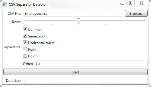 studio save code visual after auto format detect  CSV Gembox separator  Auto